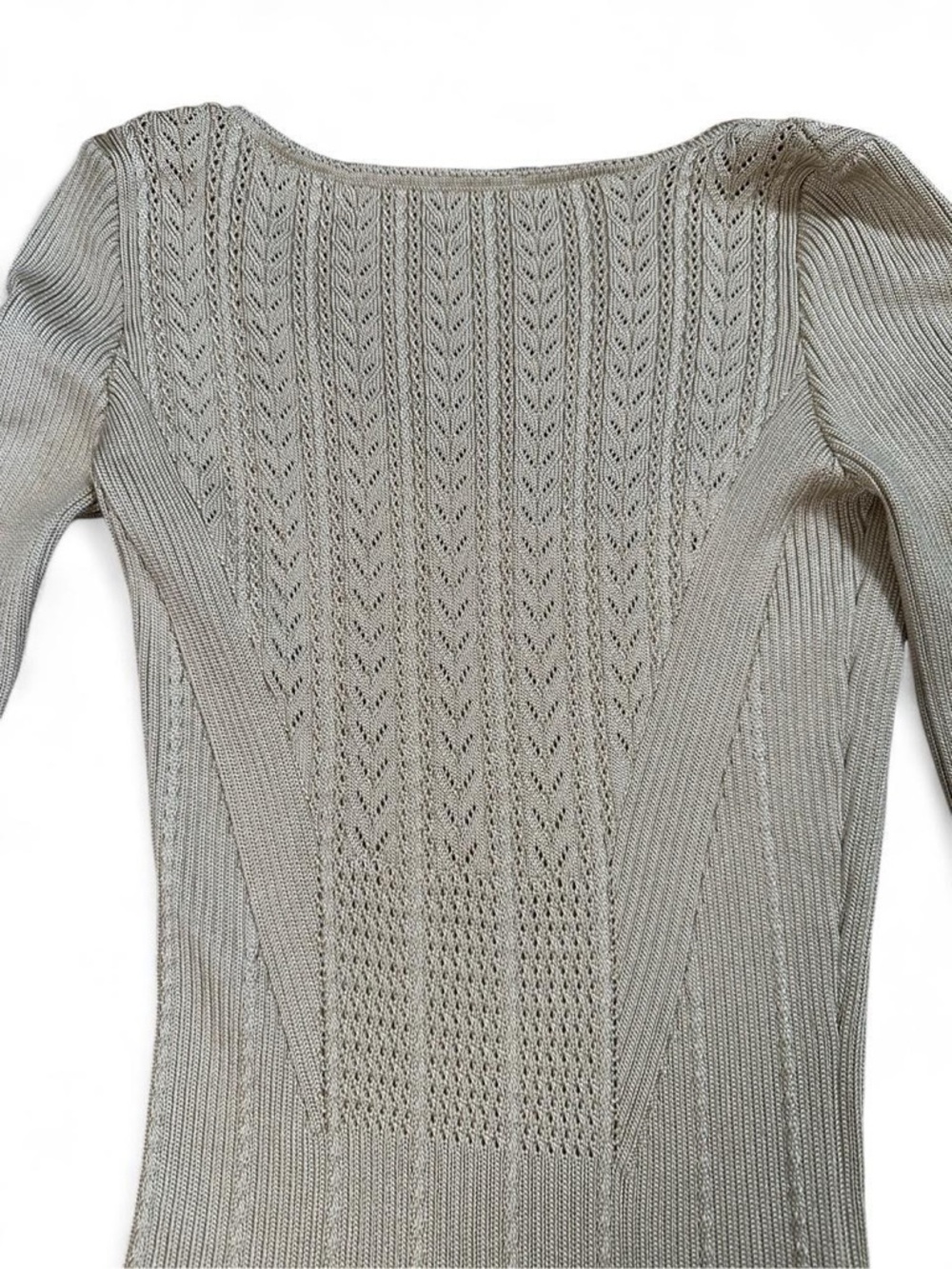 Ralph Lauren Purple Label Women’s Silk Boatneck Sweater‎ Cocktail Dress Small - Picture 6 of 7